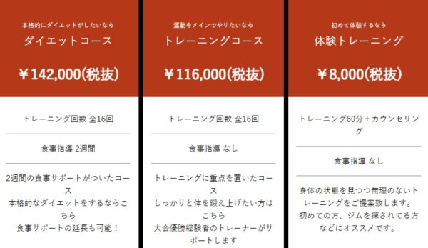 WILL BE（ウィルビー）の料金